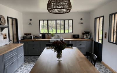 Création d’une cuisine avec extension