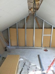 isolation et placo combles