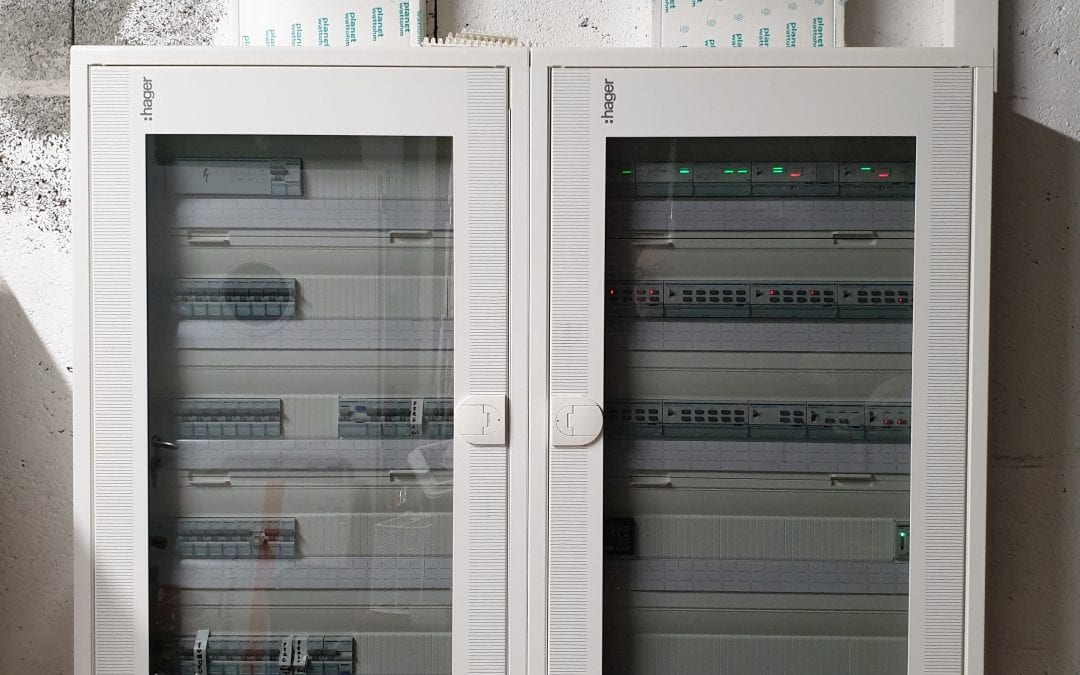 Installation de domotique dans une maison neuve