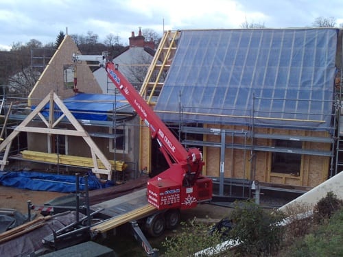 Extension maison bois secteur Saint Marcel